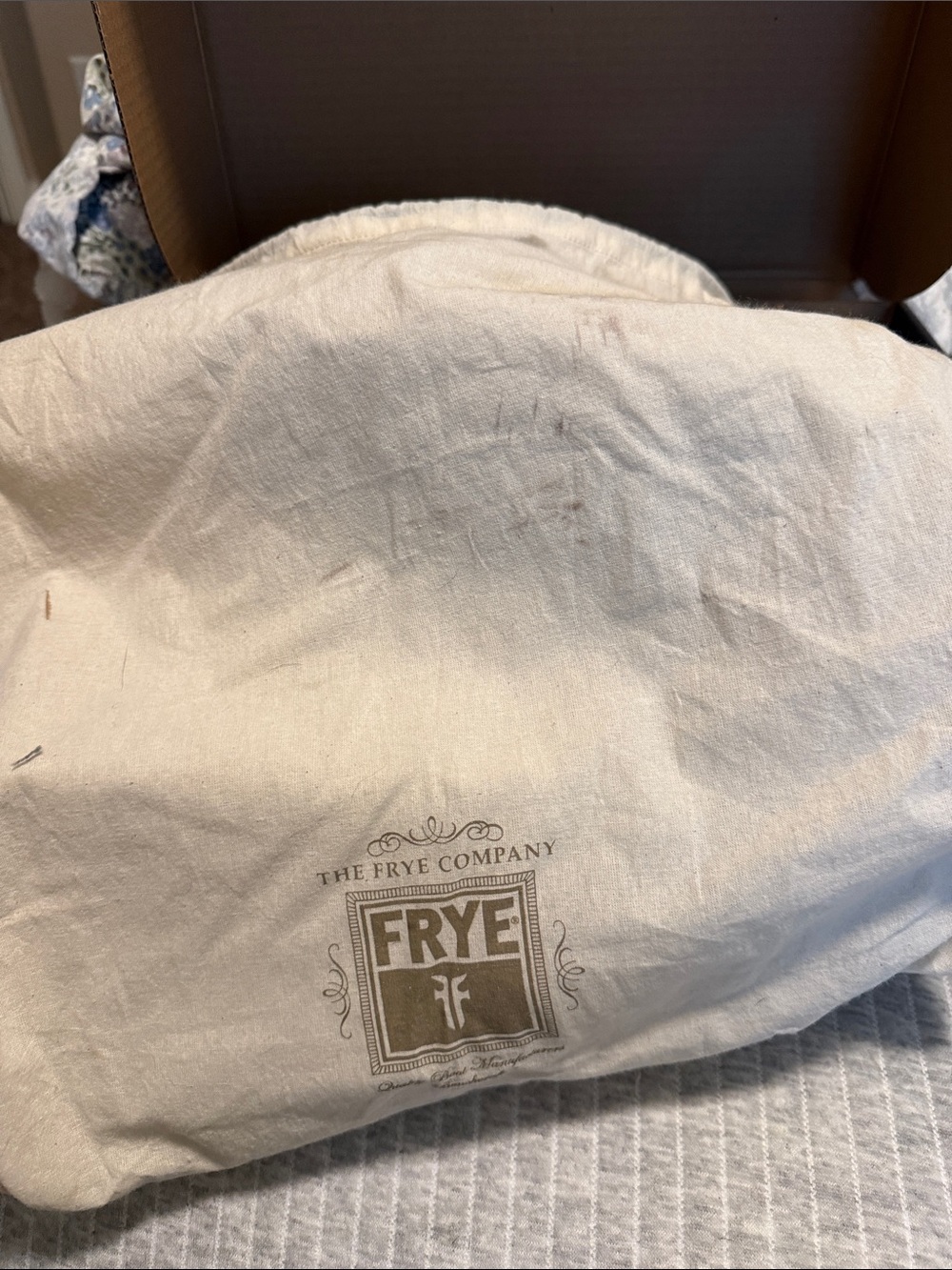 Frye Tan Suede Western Ankle Booties - Picture 4 of 6